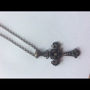 Lia Sophia Cross Necklace